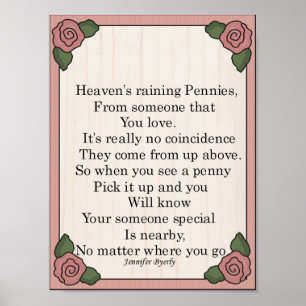 Portfolio-Penny von Himmel-Kleber Penny an Poster