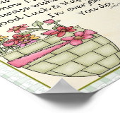 Portfolio-Tante-Lucky Penny-Just Kleber auf Penny Poster (Ecke)