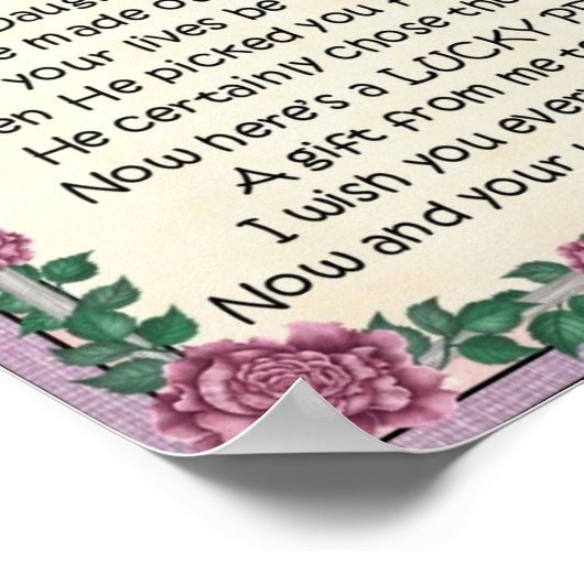 Portfolio-Tochter-in-Law-Lucky Penny-Glue Penny Poster (Ecke)