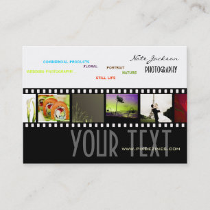 Portfoliogeschäftskarten-Fotoschablone Visitenkarte