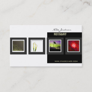 Portfoliogeschäftskarten-Fotoschablone Visitenkarte