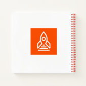 Portfoliorocket Notebook Spirale Notizblock (Rückseite)