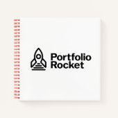 Portfoliorocket Notebook Spirale Notizblock (Vorderseite)