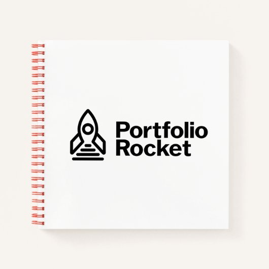 Portfoliorocket Notebook Spirale Notizblock (Vorderseite)