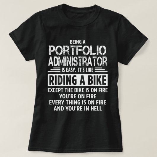 Portfolioverwalter T-Shirt (Design vorne)