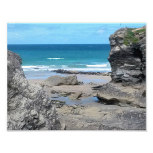 Porth Beach Newquay Cornwall Foto