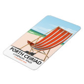 Porth Ceiriad Wales Beach Magnet (Linke Seite)