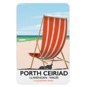 Porth Ceiriad Wales Beach Magnet (Vertikal)