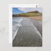 Porth Mawr Whitesands Bay Wales Postkarte (Vorne/Hinten)