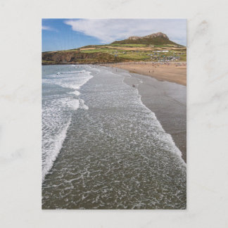 Porth Mawr Whitesands Bay Wales Postkarte