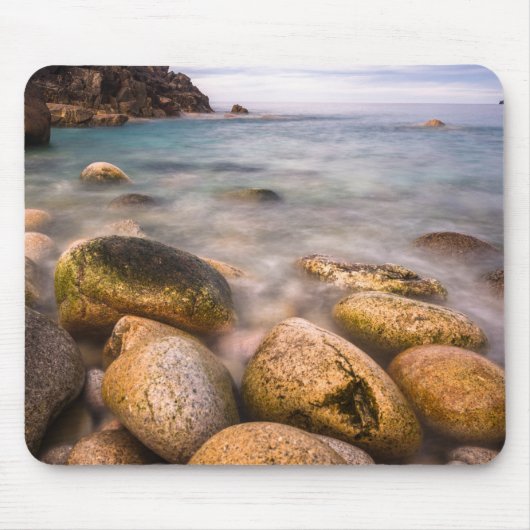Porth Nanven ist eine felsige Bucht, Land's End, C Mousepad (Vorne)