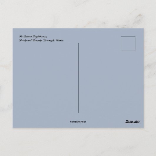 Porthcawl Leuchtturm Bridgend Landkreis Borough Wa Postkarte (Rückseite)