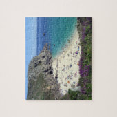 Porthchapel Beach Surfing Porthcurno Cornwall U. K Puzzle (Vertikal)