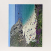 Porthchapel Beach Surfing Porthcurno Cornwall U. K Puzzle (Vertikal)
