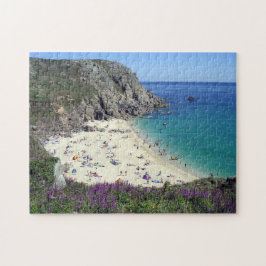 Porthchapel Beach Surfing Porthcurno Cornwall U. K Puzzle