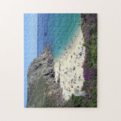 Porthchapel Beach Surfing Porthcurno Cornwall U. K Puzzle (Vertikal)