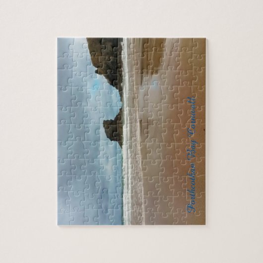 Porthcothan Bucht Cornwall England Puzzle (Vertikal)