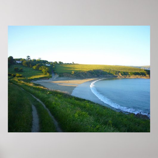 Porthcurnick Beach Poster (Vorne)