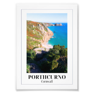 Porthcurno, Cornwall Fotodruck