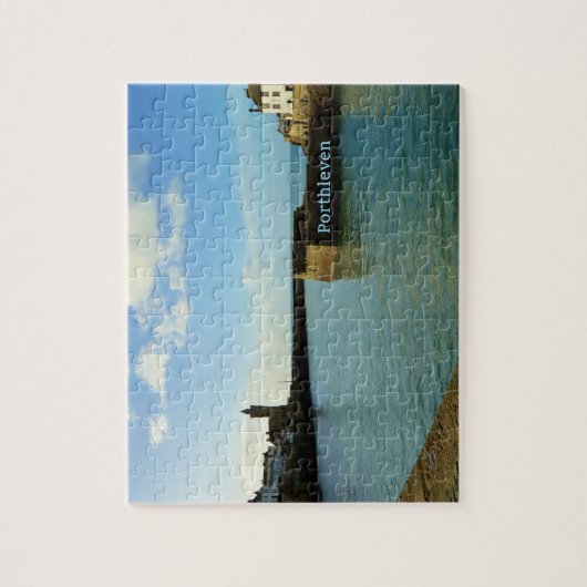 Porthleven Cornwall England Hafen-Wand Puzzle (Vertikal)