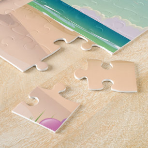 Porthmeor Beach, St Ives, Cornwall Reiseplakat Puzzle