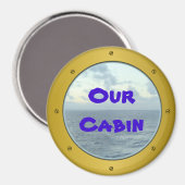Porthole 2 Cabin Marker Magnet (Vorderseite/Rückseite)