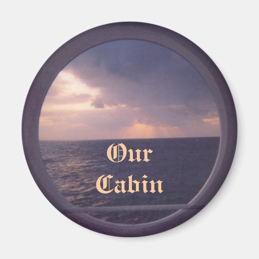 Porthole 3AR Stateroom Door Marker Magnet (Vorne)
