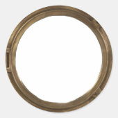Porthole, anpassbarer Aufkleber (Vorderseite)