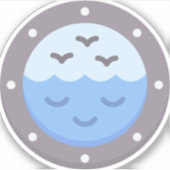 Porthole Aufkleber (Vorderseite)