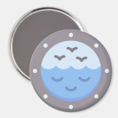 Porthole Magnet (Vorderseite/Rückseite)