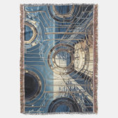 Porthole Nautical Ocean Liner Luxury Art Deco Decke (Vorderseite Vertikal)