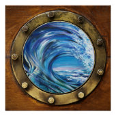 Porthole Wave Poster (Vorderseite)