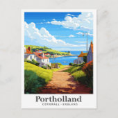Portholland Cornwall Postkarte (Vorderseite)