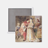 Portia und Bassanio, c.1826 (w/c, braun, rosa, Magnet (Vorderseite/Rückseite)