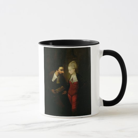Portia und Shylock "vom Kaufmann von Venedig" A Tasse (Rechts)