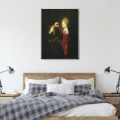 Portia und Shylock von 'Der Händler von Venedig' A Leinwanddruck (Insitu (Schlafzimmer))