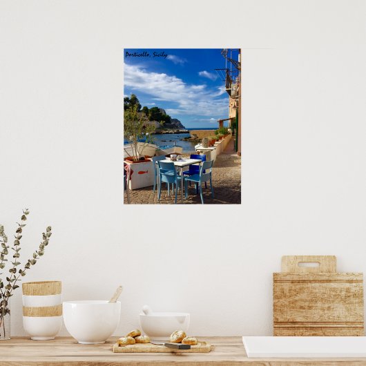Porticello, Sizilien Poster (Küche)