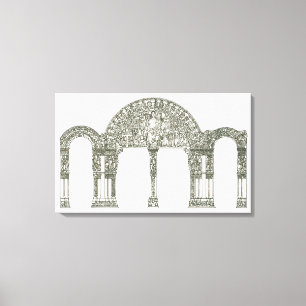 Portico de la Gloria. Santiago de Compostela Leinwanddruck