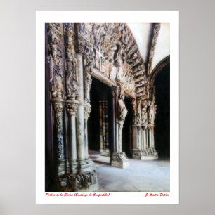Pórtico de la Gloria (Santiago de Compostela) Poster
