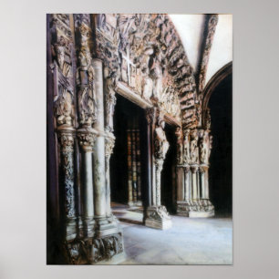 Pórtico de la Gloria (Santiago de Compostela) Poster