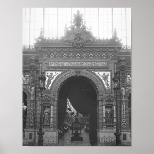 Portico der Keramiken Poster (Vorne)