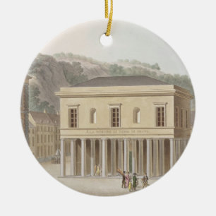 Portico des Brunnens von Pouhon am Keramik Ornament