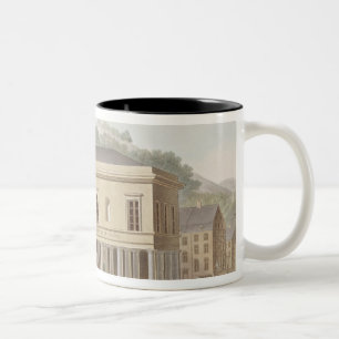 Portico des Brunnens von Pouhon am Zweifarbige Tasse