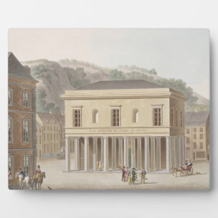 Portico des Springbrunnens von Pouhon am Wellness- Fotoplatte
