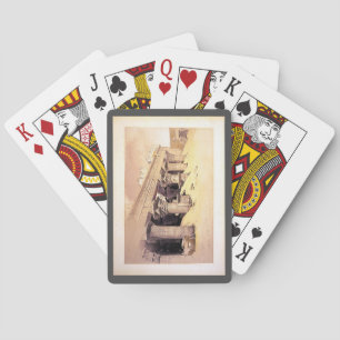 Portico des Tempels von Edfou Roberts/Haghe Art Spielkarten