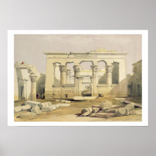 Portico des Tempels von Kalabshah, von "Ägypten Poster