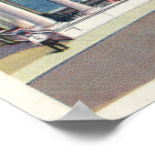 Portico über Plymouth Rock View von Plymouth Poster (Ecke)