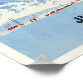 Portillo,Chile,Vintage Ski Poster (Ecke)