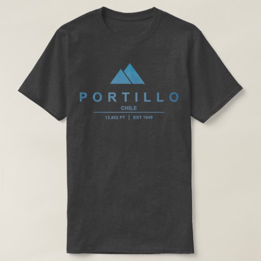 Portillo Ski Resort Chile Essential T-Shirt (Design vorne)