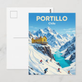 Portillo-Ski Resort Chile Postkarte (Vorne/Hinten)